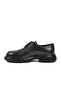 Black Genuine Leather Men's Casual Shoes m
