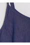Original Rope Strap A-Line Jean Dress - 8