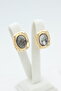 Style Pearl/Vip Series Oval Black Earrings - 3