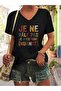Women's Mix Printed V-Neck Sleeved Regular Fit Comfortable T-Shirt