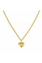 Liora Heart with Stone 316L Stainless Steel Women's Necklace – Gold Color Gift Necklace - 3