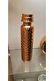100% Copper Forged Design Water Flask / Traditional Copper Flask Water Bottle Height 23 cm Diameter 5 cm - 3