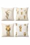 Raincoat Ducks Patterned 4-Piece Children's and Baby Pillowcase Set - 3