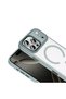 iPhone 17 Pro Case Magsafe Transparent Back Face Camera Raised Silicone Senk - 2