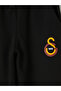 Black Galatasaray Printed Boys' Tracksuit Set - 6