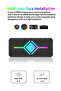 9+9 Port Pwm Argb Fan Controller |   5V 3 Pin Synchronous |   4 Pin Pwm |   Wireless Controlled |   Magnetic Fan Hub |   Black