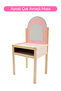 Wooden Makeup Table for Children, with Plexi Mirror - 2