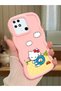 Redmi 10C Compatible Case Camera Protector Pink Silicone Couple Phone Case Kitty Pattern
