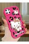 Realme C25Y Compatible Case Camera Protector Red Silicone Couple Phone Case Kitty Pattern
