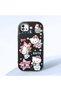 Realme C20 Compatible Case Camera Protector Black Silicone Couple Phone Case with Kitty Pattern