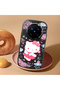 Vivo X200 Pro Compatible Case Camera Protector Black Silicone Couple Phone Case Kitty Pattern - 2
