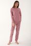 Welcome Autumn Pink Women's Long Sleeve Pajama Set