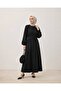 Birit Buttoned Belted Cupra Dress Anka261031 - 4
