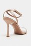 Taki Ten Patent Leather Women's Thin Heeled Shoes with Ankle Belt Detail - 8