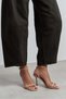 Taki Ten Patent Leather Women's Thin Heeled Shoes with Ankle Belt Detail