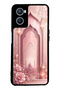 Oppo A96 Glossy Phone Case with Blush Palace Garden Design