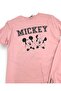 Girl's Summer Mickey Printed 2-Piece Thin Set with Tights and T-Shirt for Ages 4-12 - 4
