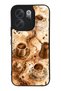 Vivo V70 Golden Mocha Flow Design Glossy Phone Case