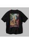 Cartagena Colombia Black Oversize Country City Back Printed Unisex T-Shirt 100% Cotton Premium - 3