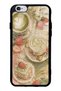 iPhone 6S Glossy Phone Case with Sage Strawberry Matcha Design