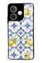Oppo A5 Pro Sapphire Lemon Tiles Design Glossy Phone Case