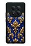 Xiaomi Redmi Note 15 4g Royal Sapphire Baroque Design Glossy Phone Case