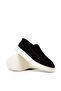 Men's Genuine Suede Black Loafer Shoes - 3