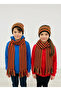 Fan Scarf Beanie Yellow Red