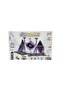 Supermag 85 Piece Magnetic Building Toy and Geometry Stem Educational Set Black Panel Series