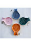 Handmade Ceramic Embossed Small Spoon Rest Blue Tile Pattern Decorative Green Spoon Coaster Kitchen Spoon Rest Countertop Lilac Spoon Stand Orange Ladle Spoon Holder - 8