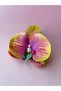 Premium Quality Pearl Orchid Flower Side Clasp Large Size Women's Aloha Hair Clip - 2