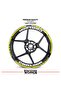 Honda Cbr 125R Wheel Sticker Interior and Exterior Cbr125R Written Label Sticker Model