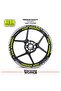 Honda pcx wheel rim strip and inner rim 16 letter sticker decal model pcx compatible accessory sticker