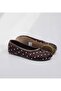 Women's Polka Dot Genuine Leather Satin Tabi Ballet Flats - 3