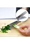 5-Layer Multifunctional Stainless Steel Kitchen Scissors, Herb & Vegetable Cutter - 4