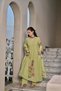 Mul Cotton Embroidered Anarkali Kurta Set for Women | Kurta Pant Dupatta Set | Floral Embroidered Ethnic Indian Wear | Festive & Party Wear | 3 Piece Suit - 5