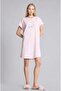 100% Cotton Regular Fit Crew Neck Short Sleeve Light Pink Nightgown H6940Ax26Sm