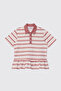 Girl's Crew Neck Pink T-Shirt with Embroidery Detail