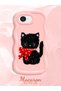 iPhone 16E Compatible Case Camera Protector Pink Silicone Couple Phone Case Cat Pattern - 2
