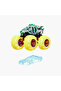 Monster Trucks Toy, 1:64 Scale Die-Cast Vehicle with Power Smashers Deco(Styles May Vary)