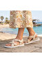 Ilya-G Women's Leather Sandals Beige - 2