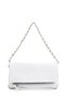 Folding Cover Chain Portfolio Women's Crossbody Bag Hamah White