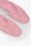 Women's Luma Pink Mesh Bowknot Ballerinas - 3
