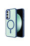 Galaxy S23 Fe Case Magsafe Transparent Back Face Camera Raised Silicone Lckc - 4