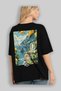 Amalfi Italy 2 Black Oversize Country City Back Printed Unisex T-Shirt 100% Cotton Premium - 4