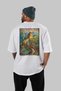 Great Wall of China White Oversize Country City Back Printed Unisex T-Shirt 100% Cotton Premium - 4