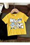 Hug with the Dog Printed Children's Cotton T-Shirt