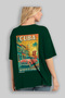 Cuba Green Oversize Country City Back Printed Unisex T-Shirt 100% Cotton Premium - 4