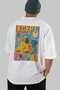 Egyptian White Oversize Country City Back Printed Unisex T-Shirt 100% Cotton Premium - 6