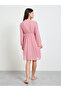 Pink Lace Trim Slip And Robe Set - 6